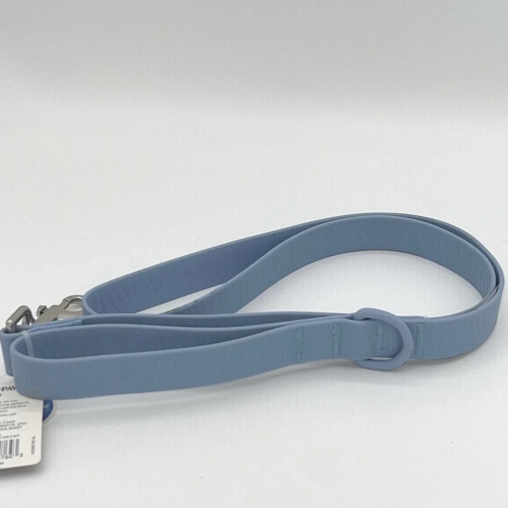 Top Paw Blue Coated Nylon Leash With‎ Accessory Ring 4ft 121cm Dog Pet